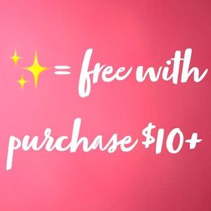 ✨✨free with purchase info✨✨